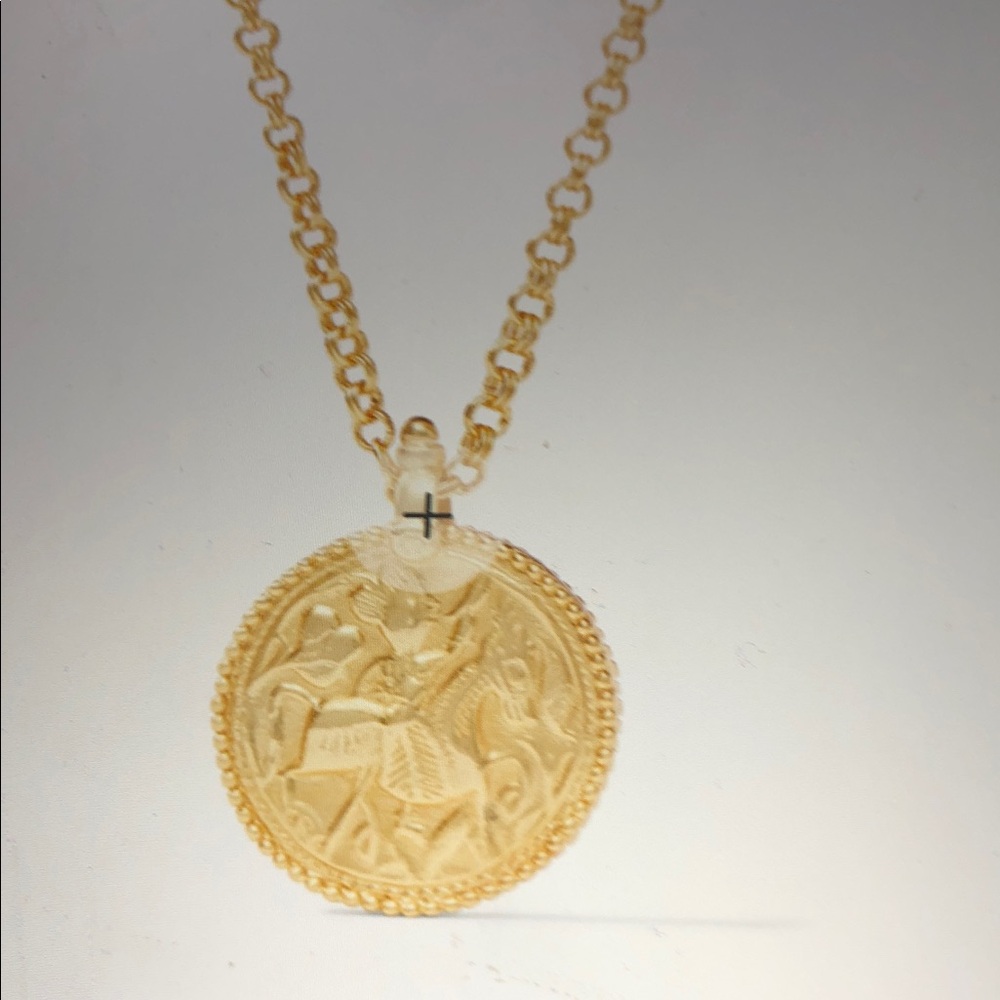 Julie Vos Coin Pendant Necklace